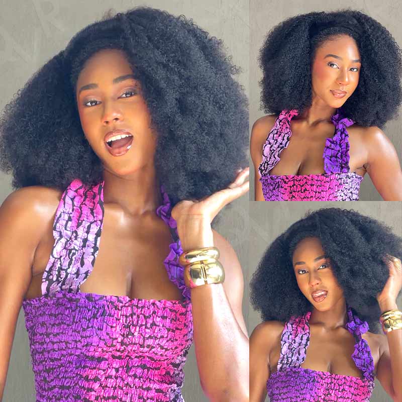 QVR 1 Pack Burmese Curly Feather Crochet Human Hair Extension
