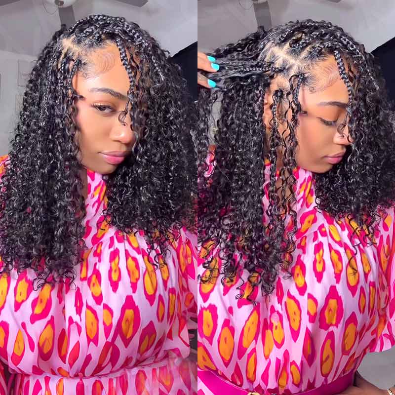 BOGO|Burmese Curly Feather Crochet Human Hair Extentions
