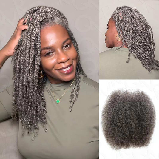 BOGO|Sal Pimienta Afro Kinky Bulk para Trenzar