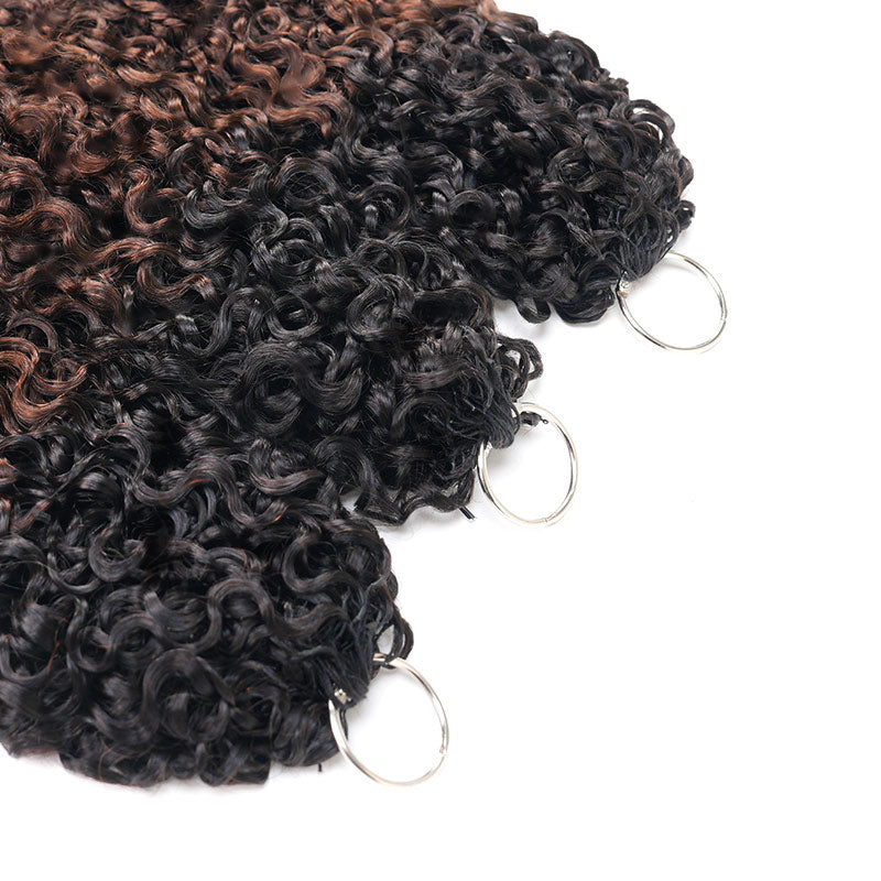 MATCH SALE|QVR #T1B/4 Burmese Curly Crochet Hair