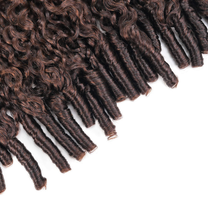 MATCH SALE|QVR #T1B/4 Burmese Curly Crochet Hair
