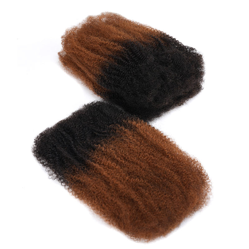 P3G5|Ombre Brown #T1B/30 Afro kinky Bulk Human Hair