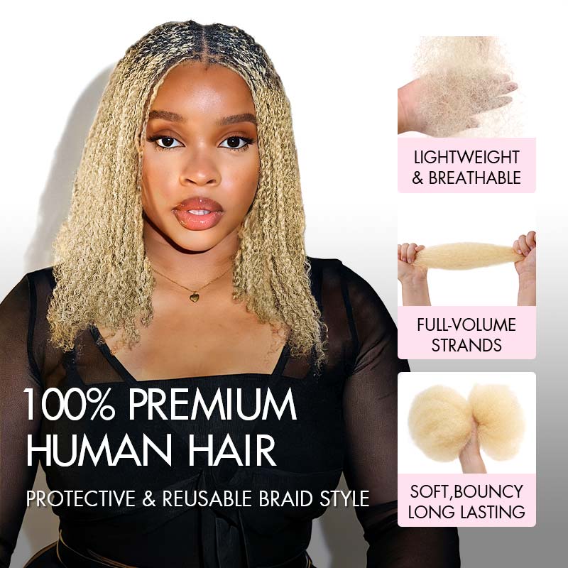 MATCH SALE|QVR #613 Afro Kinky Bulk Human Hair