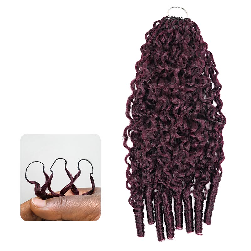 MATCH SALE|QVR #99J Burmese Curly Crochet Hair