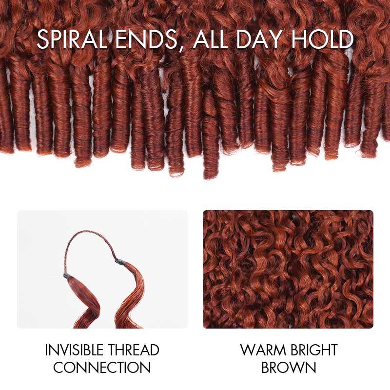 MATCH SALE|QVR #35D Burmese Curly Crochet Hair