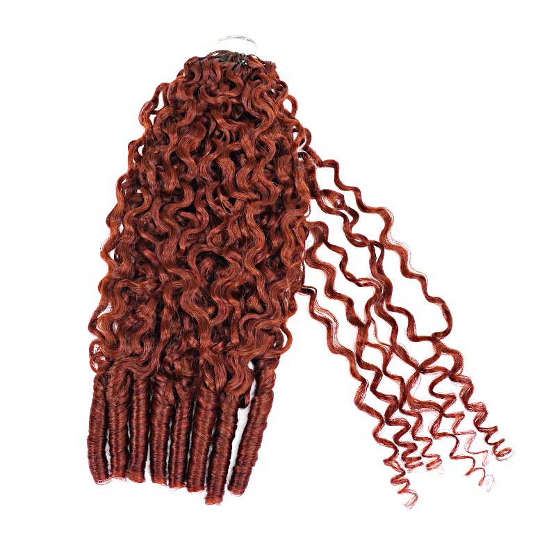 MATCH SALE|QVR #35D Burmese Curly Crochet Hair