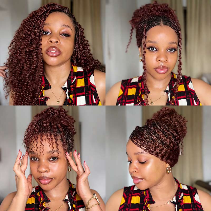 MATCH SALE|QVR #33B Small Kinky Curly Crochet Hair