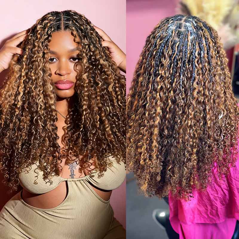MATCH SALE|QVR #P4/27 Burmese Curly Crochet Hair