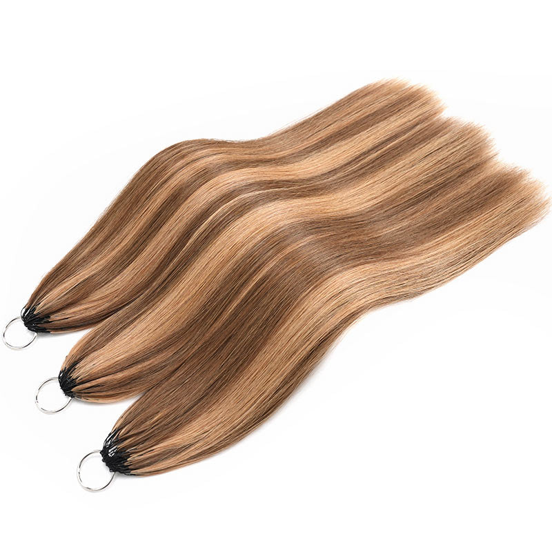 MATCH SALE|QVR #P4/27 Silk Straight Crochet Hair