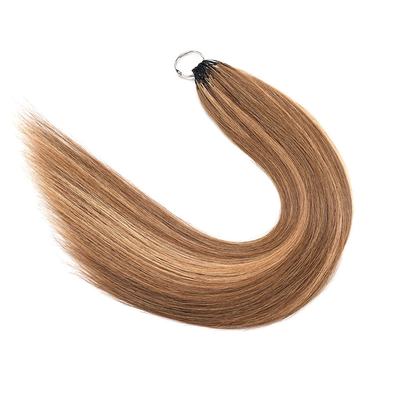 MATCH SALE|QVR #P4/27 Silk Straight Crochet Hair