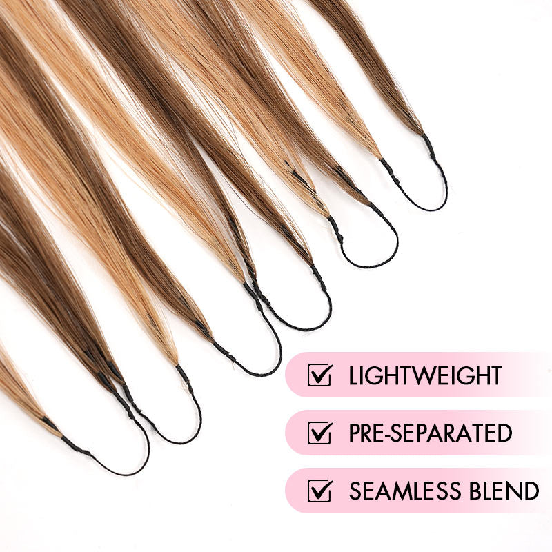 MATCH SALE|QVR #P4/27 Silk Straight Crochet Hair