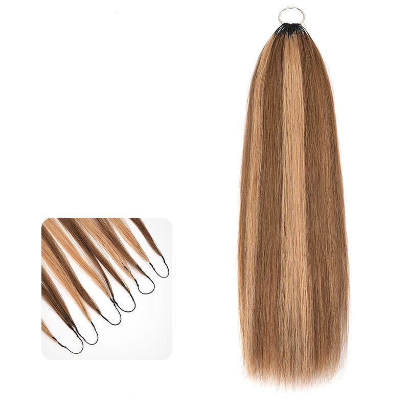 MATCH SALE|QVR #P4/27 Silk Straight Crochet Hair