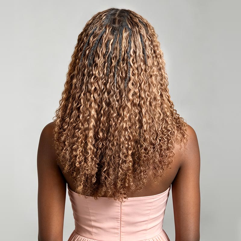 MATCH SALE|QVR #27 Burmese Curly Crochet Hair