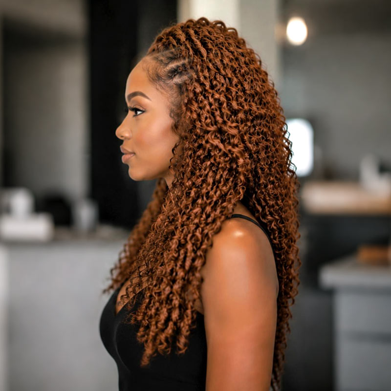 MATCH SALE|QVR #30 Burmese Curly Crochet Hair