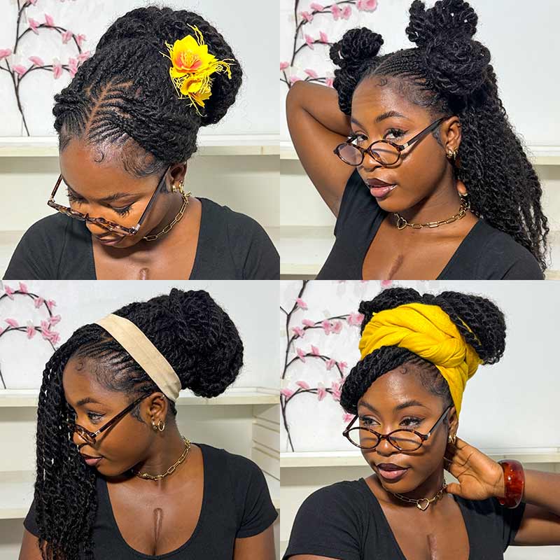 P3G5|Top Quality Upgraded Afro kinky Bulk Human Hair