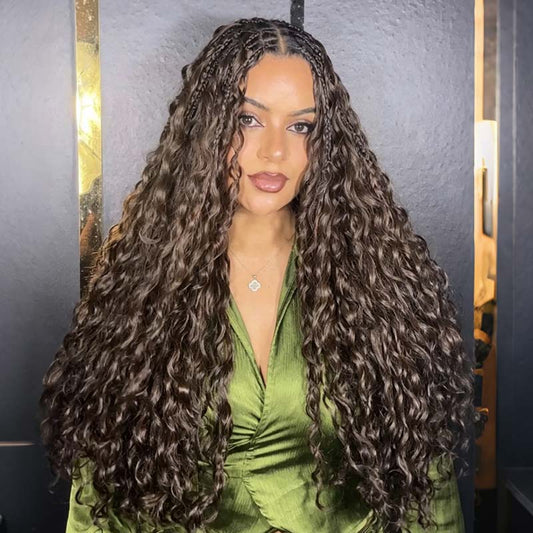 OFERTA ESPECIAL|Cabello de Ganchillo QVR #4 con Ondas de Agua