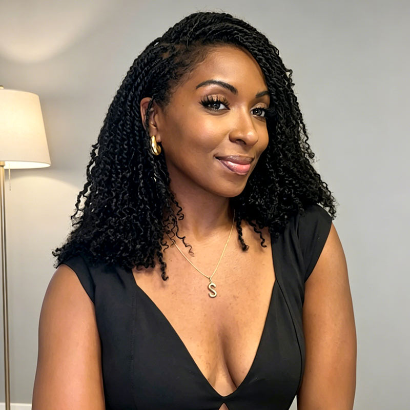 MATCH SALE|QVR #1B Afro kinky Bulk Human Hair