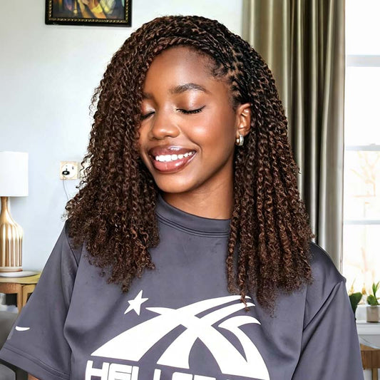 VENTA ESPECIAL|QVR Mix #4/30 Cabello Humano a Granel Afro Kinky