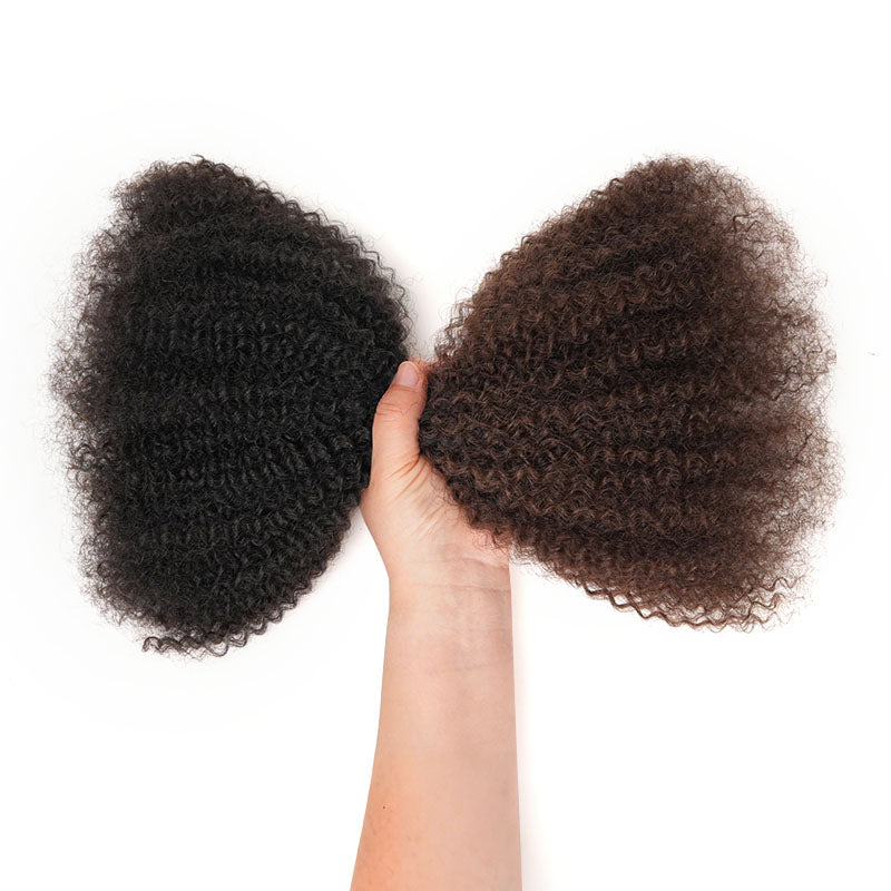 MATCH SALE|QVR Ombre #T1B/4 Afro kinky Bulk Human Hair