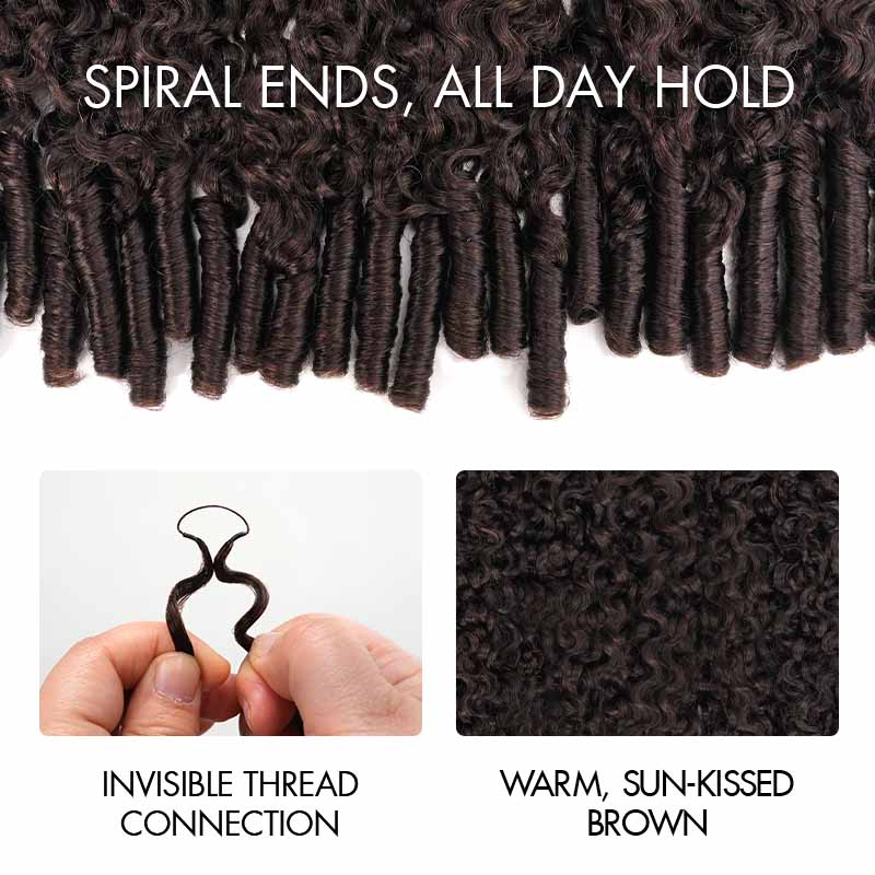 MATCH SALE|QVR #4 Burmese Curly Crochet Hair