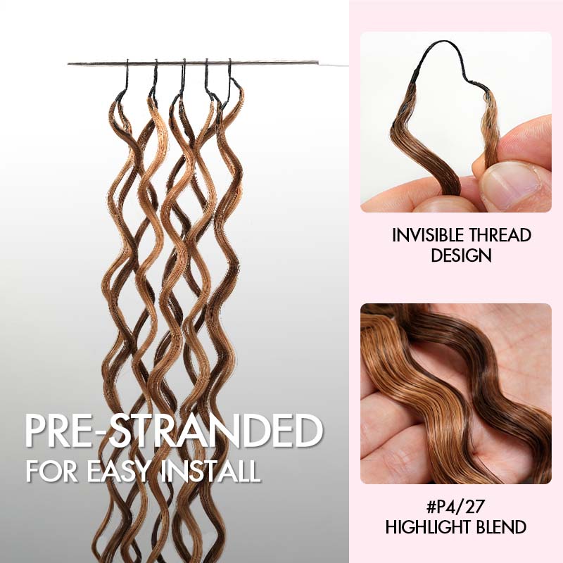 MATCH SALE|QVR #P4/27 Water Wave Crochet Hair