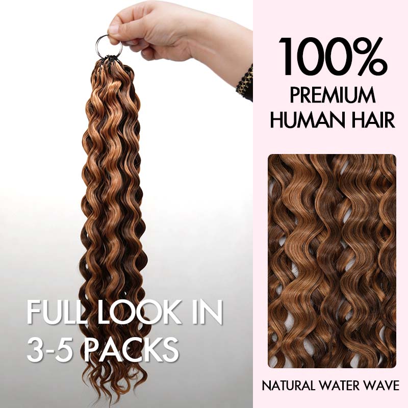 MATCH SALE|QVR #P4/27 Water Wave Crochet Hair