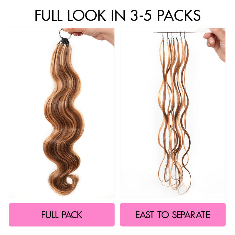 MATCH SALE|QVR #P4/27 Body Wave Crochet Hair