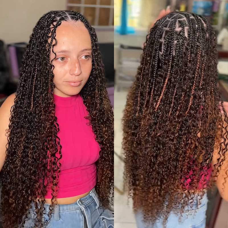 MATCH SALE|QVR #T2/30 Burmese Curly Crochet Hair