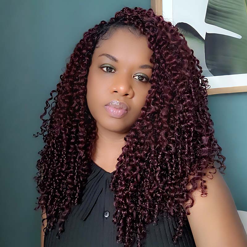 MATCH SALE|QVR #99J Burmese Curly Crochet Hair