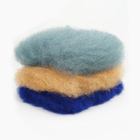 Paquete de Cabello Humano Trenzado Kinky Rizado Colores Bandera de Brasil