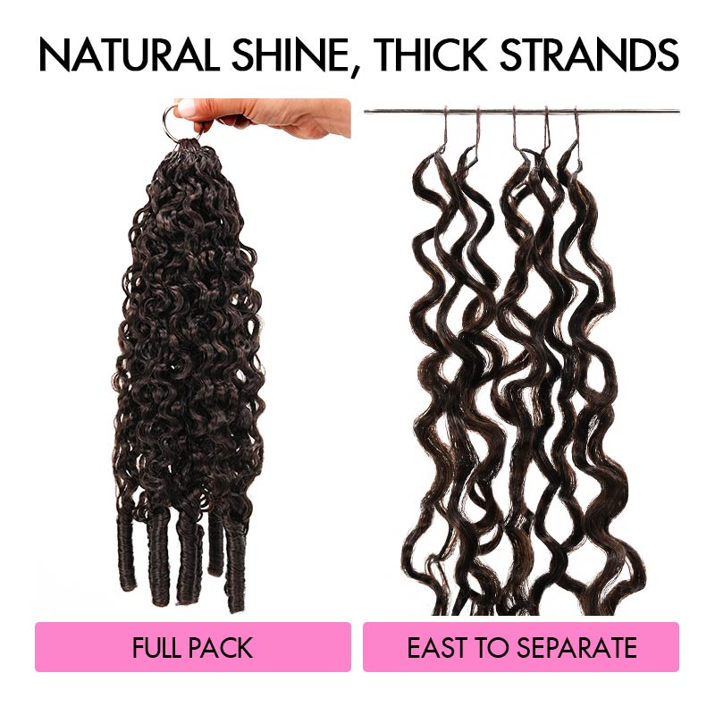 MATCH SALE|QVR #4 Burmese Curly Crochet Hair