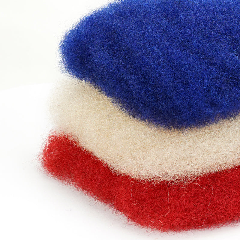 France Flag Colored Kinky Braids Human Hair Pack