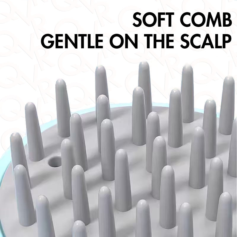 QVR Silicone Head Scalp Massager Shampoo Brush