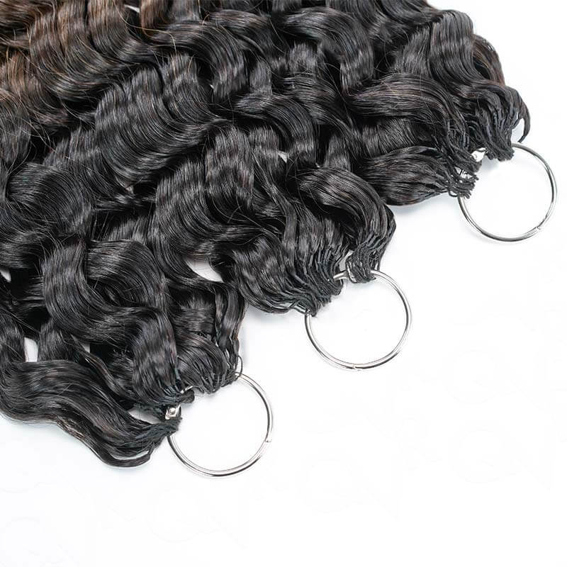 MATCH SALE|QVR #T1B/4 Water Wave Crochet Hair