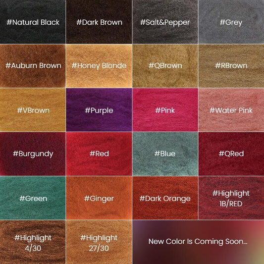 QVR 1 paquete de cabello humano a granel afro Kinky de color #1B/Rojo