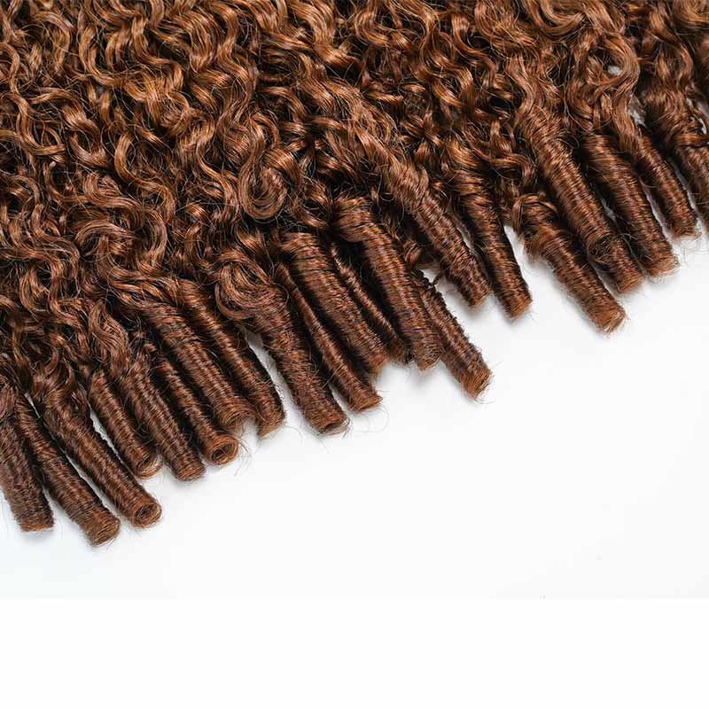 P3G5|Ombre Brown #T1B/30 Feather Crochet Human Hair