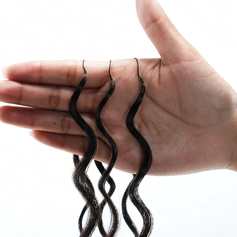 MATCH SALE|QVR #T1B/4 Water Wave Crochet Hair