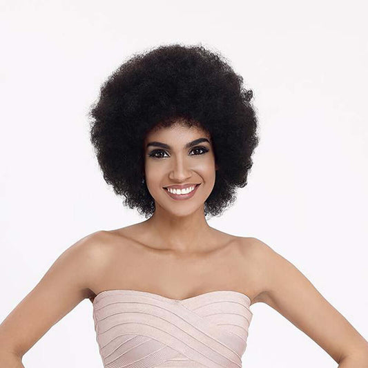 BOGO|Populares pelucas cortas sin pegamento de cabello humano de estilo afro