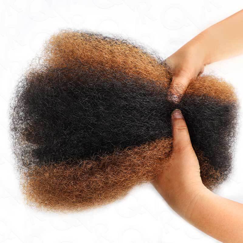 50% OFF|Muti Brown Combo Afro Kinky Bulk Human Hair