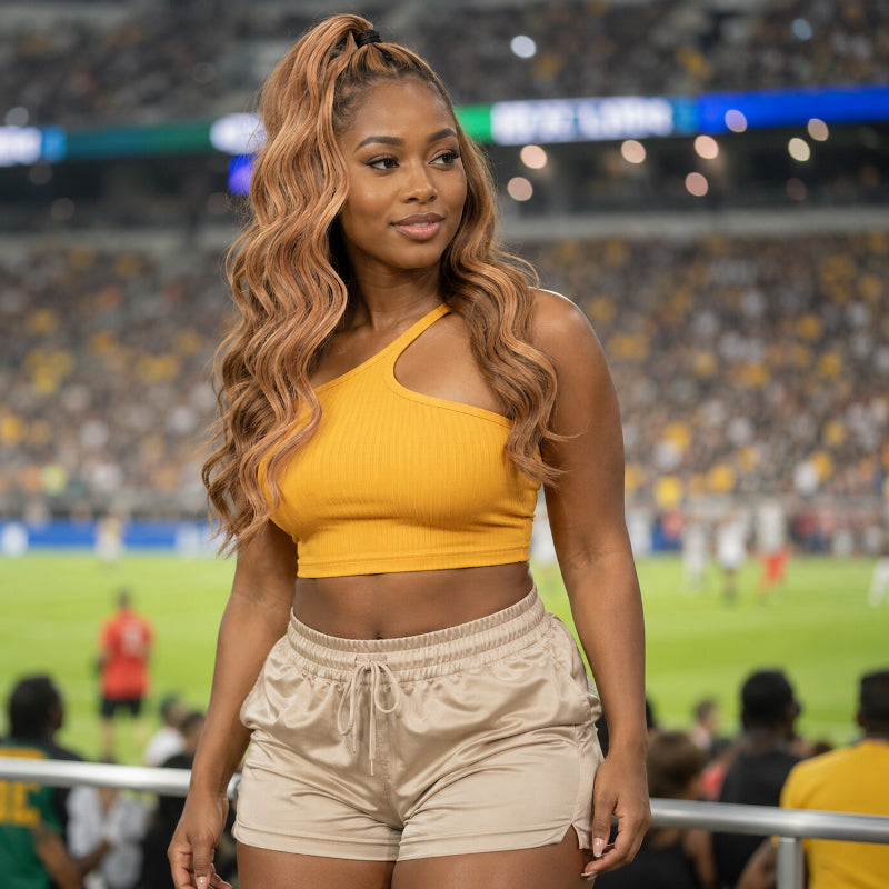 MATCH SALE|QVR #P4/27 Body Wave Crochet Hair