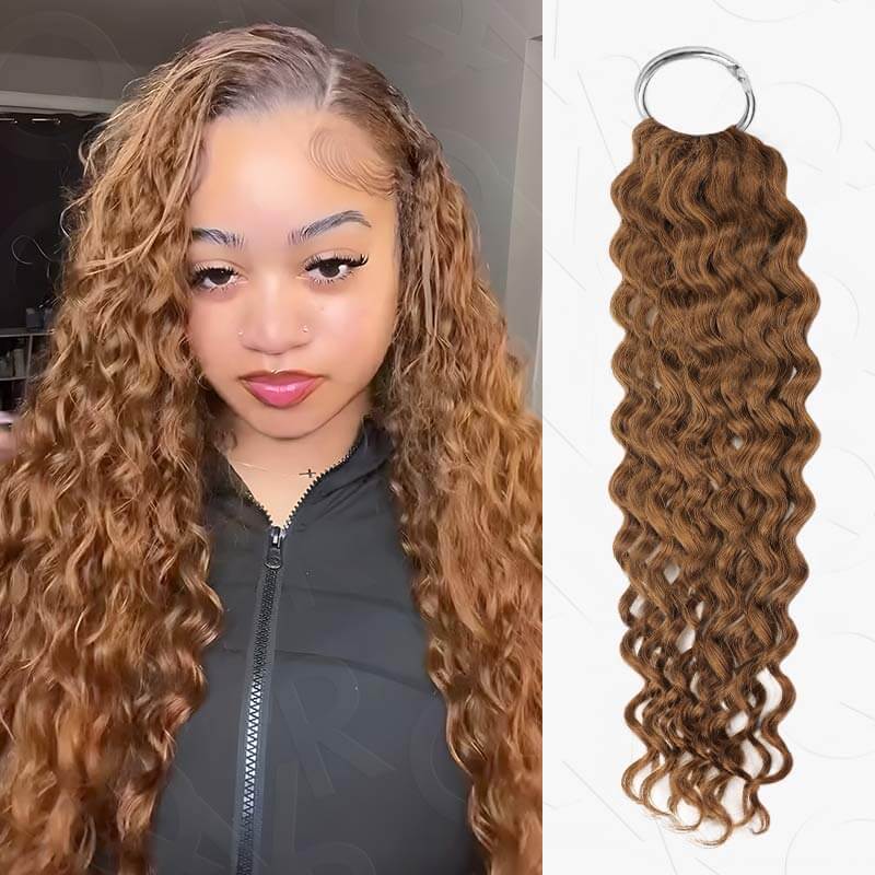 B3G1| #4 Water Wave Feather Crochet Hair