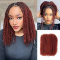 B3G1|Reddish Brown Afro kinky Bulk Human Hair