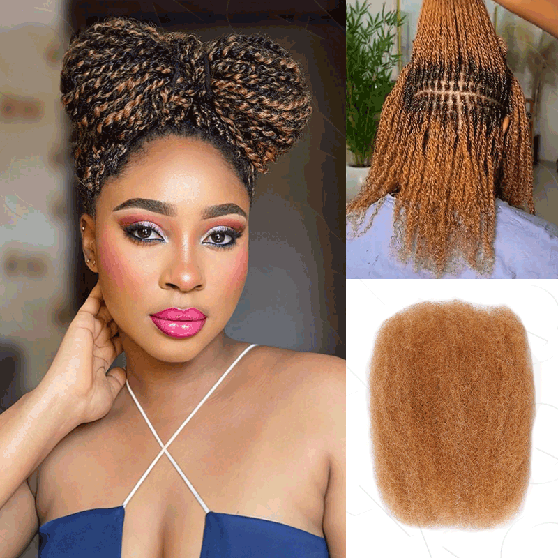 US Only|QVR Mix #27/30 Afro kinky Bulk Human Hair