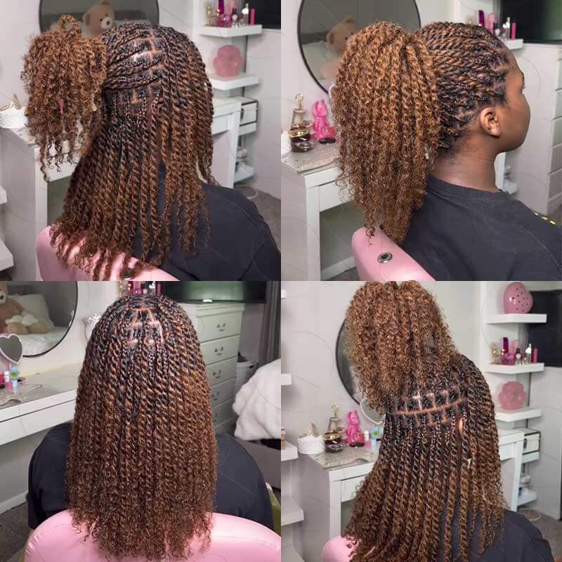 $100off Member Sale| Dark Brown Afro kinky Bulk Human Hair