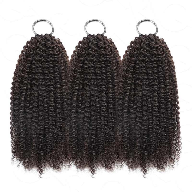 $100off Member Sale|Afro Kinky Curly Feather Crochet Human Hair