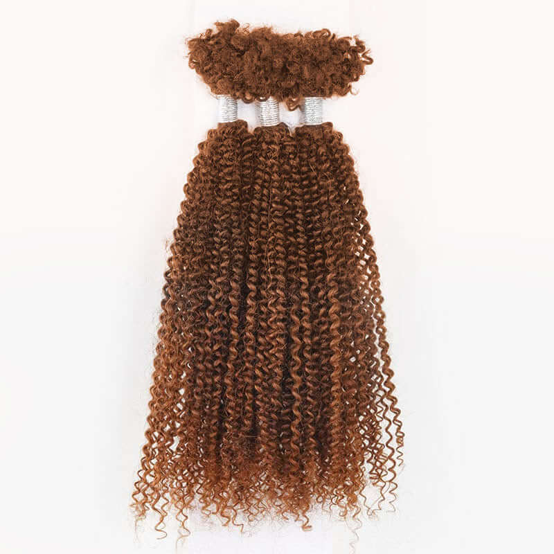 Flash Sale|QVR Afro Kinky V Bulk Natural Curly Human Hair for Kinky Twist