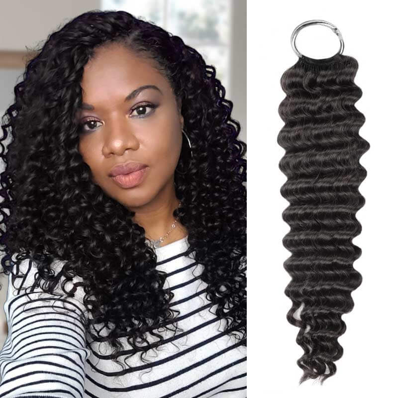 $100off Member Sale|Burmese Curly Feather Crochet Human Hair