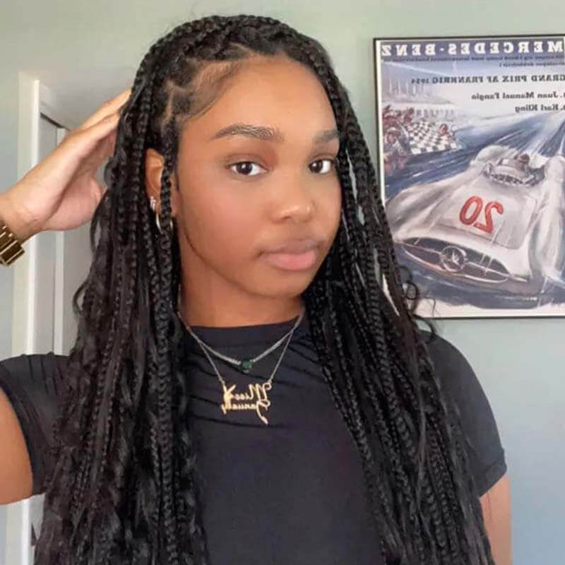 BOGO|Body Wave Bulk Hair Extensions for Boho Knotless Braiding