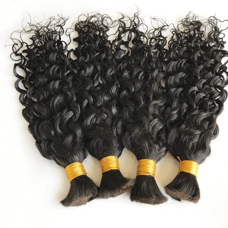 US Only|QVR #1B Water Wave Bulk Braiding Hair