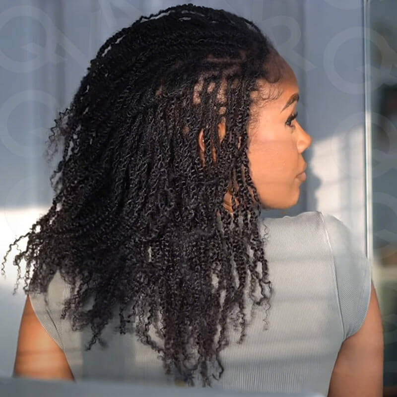 Venta al por mayor|Compra 15 paquetes de cabello humano natural de resorte negro y recibe 10 paquetes gratis